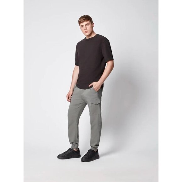 Projek Raw Mens Bungee Cargo Jogger Pants Medium Olive Gray Casual Stretch - Picture 1 of 13